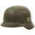 Original German WWII Named Extra Large M35 Single Decal Army Heer Helmet with 60cm Liner - NS68 Original Items