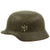 Original German WWII Named Extra Large M35 Single Decal Army Heer Helmet with 60cm Liner - NS68 Original Items