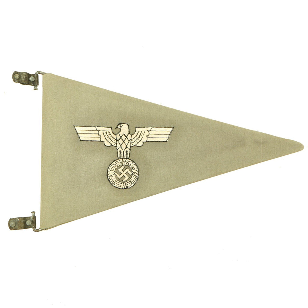 Original German WWII Army Heer Officer Rigid Vehicle Staff Car Pennant Flag Original Items