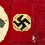 Original German WWII Named USGI Bring Back Army Camp Flag with 11 Attached Items - 17" x 30" Original Items