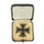 Original German WWII Cased Iron Cross First Class 1939 with Vertical Pinback - EKI Original Items