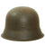 Original German WWII M42 Army Heer No Decal "Battlefield Pickup" Helmet - size 64 Shell Original Items