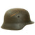 Original German WWII M42 Army Heer No Decal "Battlefield Pickup" Helmet - size 64 Shell Original Items