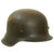 Original German WWII M42 Army Heer No Decal "Battlefield Pickup" Helmet - size 64 Shell Original Items
