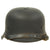Original German WWII Unissued M34 Civic Square Dip NSDAP Double Decal Protection Police Steel Helmet - size 58 Original Items