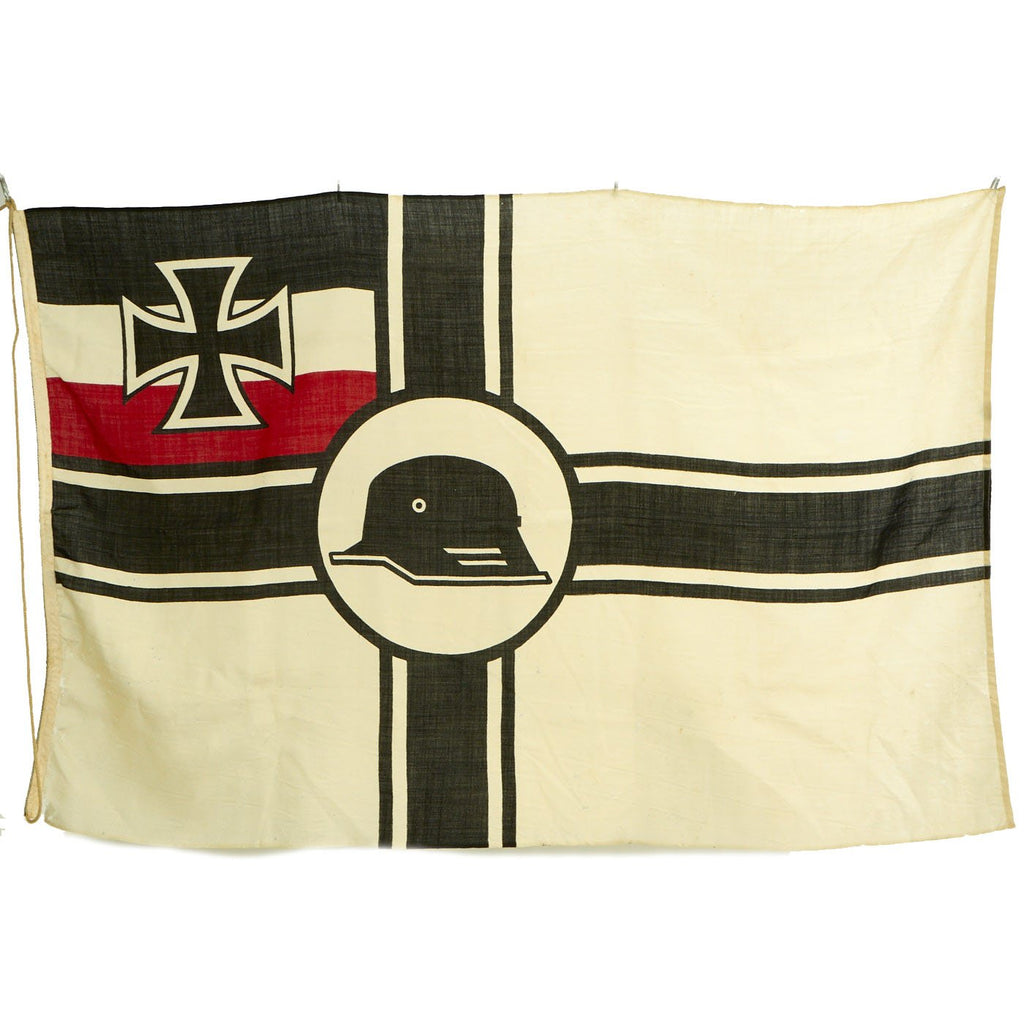 Original German Pre-WWII Der Stahlhelmbund Veteran's Steel Helmet League Flag - 40" x 61" Original Items