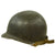 Original U.S. WWII Army M1 Swivel Bale Helmet with Painted  Lieutenant Rank and Invasion Bar Original Items