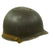 Original U.S. WWII Army M1 Swivel Bale Helmet with Painted  Lieutenant Rank and Invasion Bar Original Items