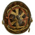Original U.S. WWII Army M1 Swivel Bale Helmet with Painted  Lieutenant Rank and Invasion Bar Original Items