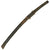 Original Edo Period WWII Reissued Japanese Wakizashi Sword with Handmade Blade and Leather Covered Scabbard Original Items