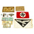 Original German & French WWII XX Corps USGI Bring-back Grouping: Insignia & Currency in Box Original Items