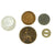 Original German & French WWII XX Corps USGI Bring-back Grouping: Insignia & Currency in Box Original Items