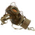 Original Imperial German WWI M1917 Ledermaske Leather Gas Mask with Can, Filter & Extra Lens Inserts - dated 1917 Original Items