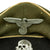 Original Rare German WWII Waffen SS EM/NCO Schirmmütze Visor Cap - Schutzstaffel Original Items
