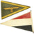 Original German WWII Heer Army Divisional Commander General's Rigid Vehicle Staff Pennant Flag Set Original Items