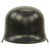Original German WWII M34 Civic Square Dip NSDAP Double Decal Protection Police Steel Helmet - size 57 Original Items