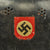 Original German WWII M34 Civic Square Dip NSDAP Double Decal Protection Police Steel Helmet - size 57 Original Items