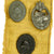 Original German WWII USGI Bring Back Medal & Insignia Grouping with Heer Belt Buckle - 15 Items Original Items
