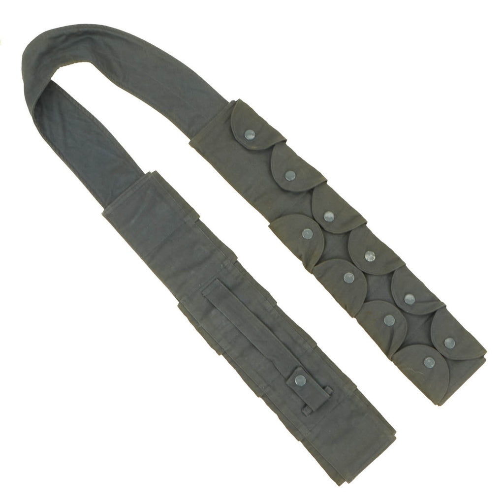 Original Rare German WWII Early Luftwaffe Blue Fallschirmjäger Paratrooper Ammo Bandolier Original Items