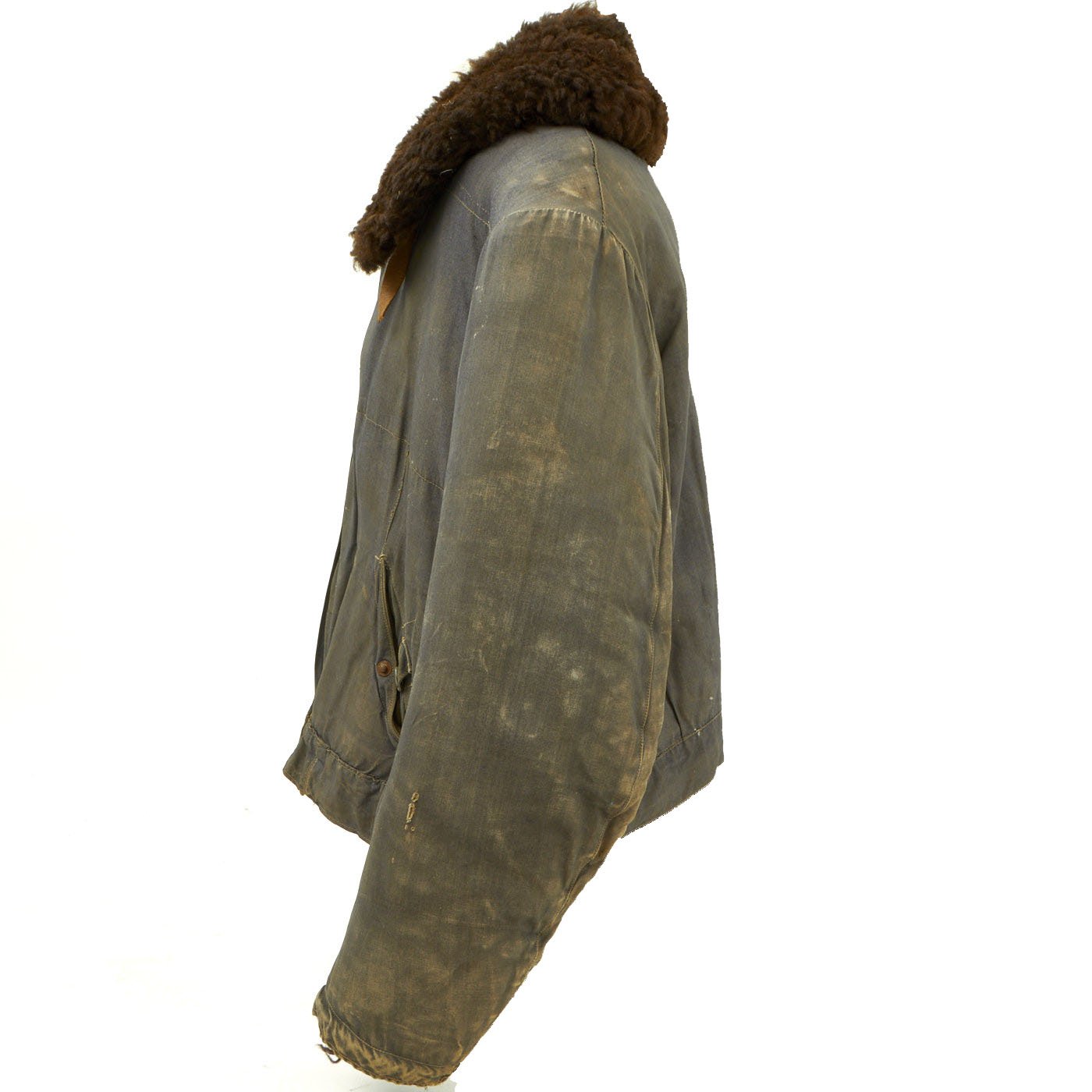 Original German WWII Luftwaffe Pilot Winter Weight Channel Flight Jack ...