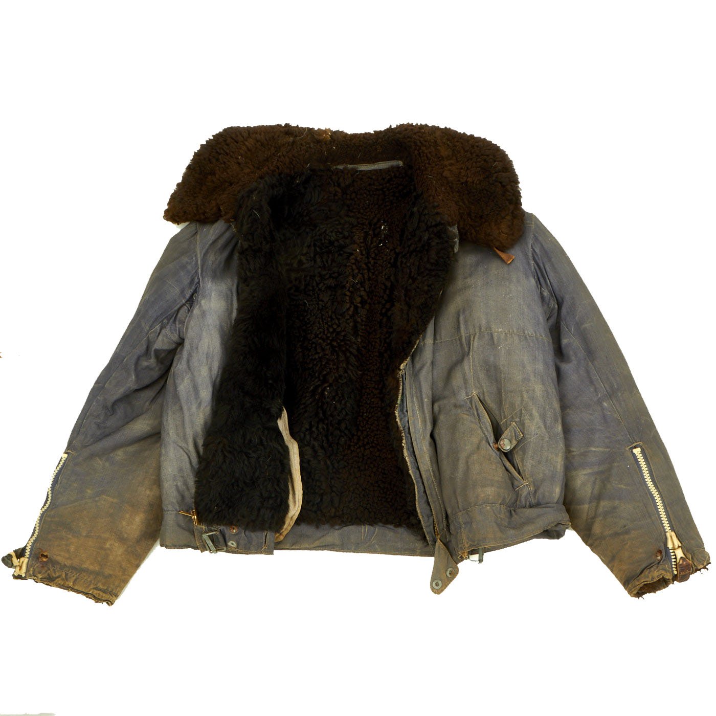 Original German WWII Luftwaffe Pilot Winter Weight Channel Flight Jack ...