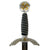 Original German WWII Aluminum Fitted Luftwaffe Officer Sword by Tiger with Scabbard Original Items