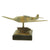 Original German WWII Trench Art Model Luftwaffe Messerschmitt Bf 109 with Shrapnel Fragment - ME-109 Original Items