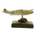 Original German WWII Trench Art Model Luftwaffe Messerschmitt Bf 109 with Shrapnel Fragment - ME-109 Original Items
