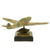 Original German WWII Trench Art Model Luftwaffe Messerschmitt Bf 109 with Shrapnel Fragment - ME-109 Original Items