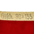 Original German WWII 80 x 135 cm Naval Jack Flag by Plüschweberei of Grefrath - Gösch flagge Original Items