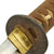 Original WWII Japanese Shin-Gunto Katana with 18th C. Handmade Fullered Blade & Leather Covered Wood Scabbard Original Items