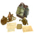 Original WWII Imperial Japanese Field Equipment Collection - Lamp - Canteens - Papers Original Items