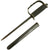 Original U.S. WWII First Pattern OSS Drop Knife with Scabbard made from Springfield Trapdoor Bayonet Original Items
