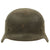 Original German WWII M40 Service Worn Single Decal Luftwaffe Helmet - marked E.F.62 Original Items