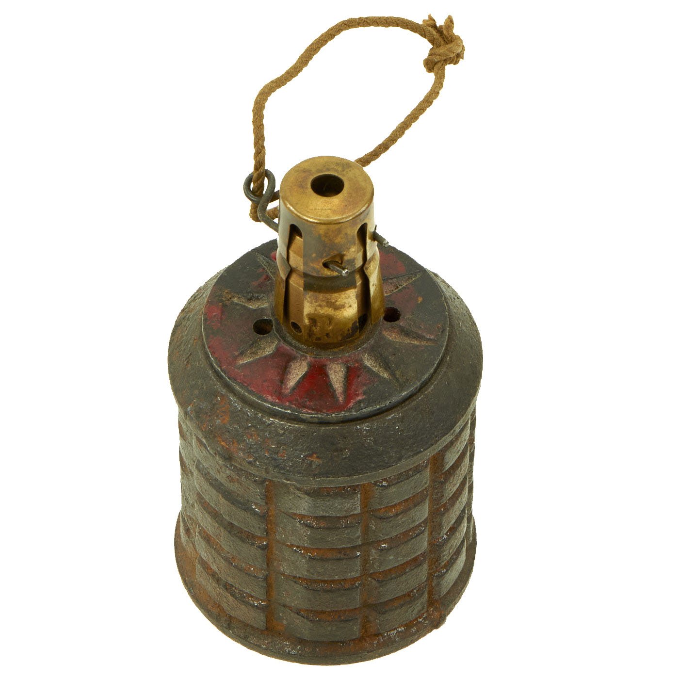Original Japanese WWII Type 97 Inert Fragmentation Hand Grenade