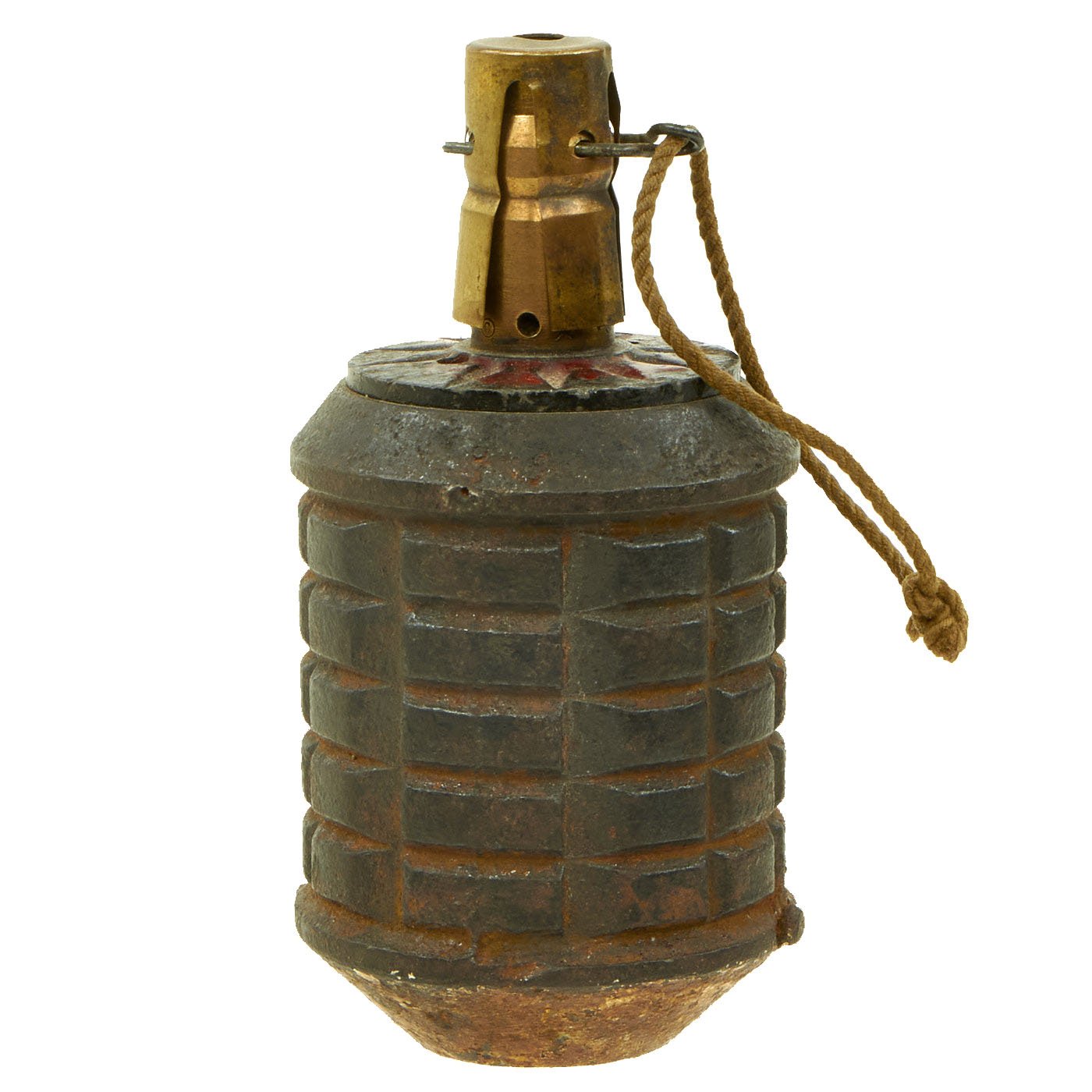 Original Japanese WWII Type 97 Inert Fragmentation Hand Grenade