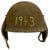 Original U.S. WWII USAAF Bomber Crew M3 Steel FLAK Helmet - Complete Rigging Original Items