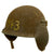 Original U.S. WWII USAAF Bomber Crew M3 Steel FLAK Helmet - Complete Rigging Original Items