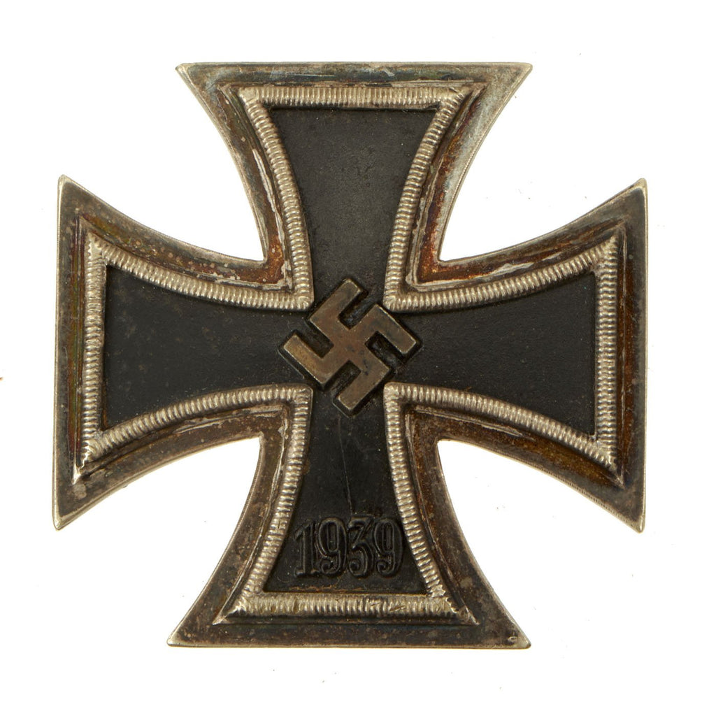 Original German WWII Vaulted Iron Cross First Class 1939 by Rudolf Wächtler & Lange - EKI Original Items