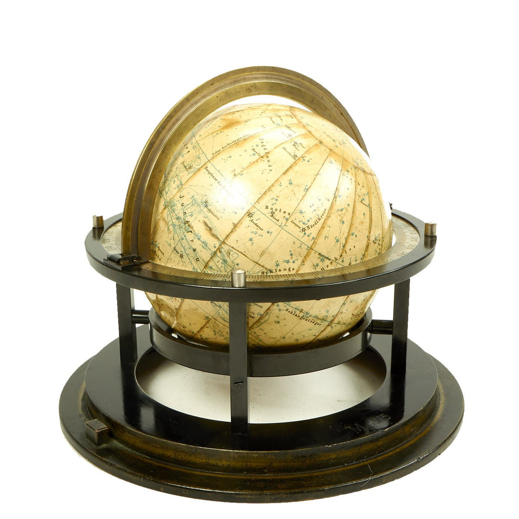Original German WWII Kriegsmarine U-Boat Celestial Navigation Star Globe BY ERNST SCHOTTE & CO Original Items