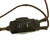 Original German WWII Panzer Armored Vehicle Model B Headset with Throat Mic Original Items