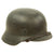 Original German WWII M40 Single Decal Army Heer Helmet with 57cm Liner & Chinstrap - NS64 Original Items