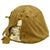 Original Imperial Japanese Army WWII Last Ditch Converted Civil Defense Helmet with Cover Original Items