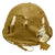 Original Imperial Japanese Army WWII Last Ditch Converted Civil Defense Helmet with Cover Original Items