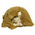 Original Imperial Japanese Army WWII Last Ditch Converted Civil Defense Helmet with Cover Original Items