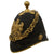 Original British Victorian Army Artillery Officer Blue Cloth Dress Spike Helmet - 1878-1902 Original Items