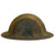 Original U.S. WWI M1917 Doughboy Helmet with Multi-Colored Camouflage Paint and Unknown Unit Marking Original Items