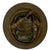 Original U.S. WWI M1917 Doughboy Helmet with Multi-Colored Camouflage Paint and Unknown Unit Marking Original Items