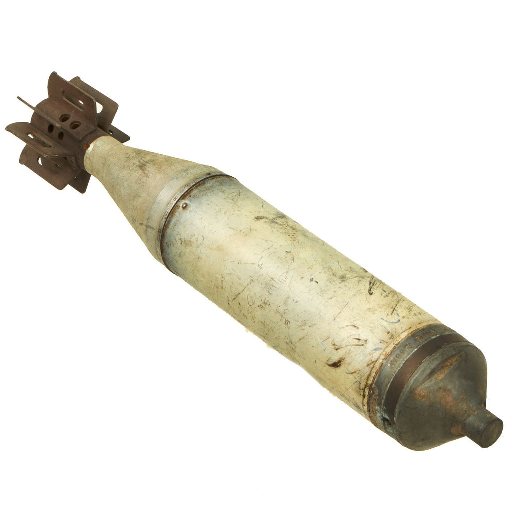 Original U.S. Vietnam War 60mm Mortar M83 Illuminating Cartridge (ILL) dated 1967 - Inert Original Items