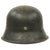 Original German WWII M42 Single Decal Luftwaffe Helmet with 56cm Liner and Chinstrap - ET64 Original Items